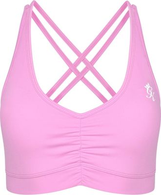 The Gym King Womens Scrunch Bra Pink 12