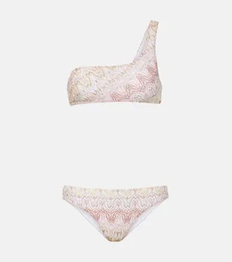 Missoni Bikini monospalla con lam&eacute;