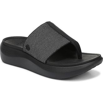 Vionic Aqua Flip Flop in Black at Nordstrom, Size 10