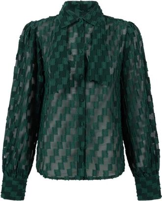 Aaiko Dames, Blouses & Shirts, Groen, Maat: XL