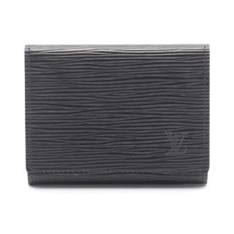 Louis Vuitton Pre-owned Wallets, male, Black, Size: ONE SIZE Pre-owned Enveloppe Cartes de Visite Epi Card Case