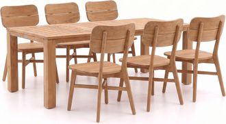 Bellagio la vita attrattiva Bellagio Omodeo/Buxton 220cm dining tuinset 7-delig