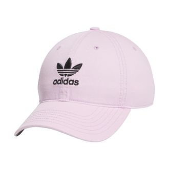 adidas Originals Mens Relaxed Strap-Back Hat, Orchid Fusion Purple/Black, One size