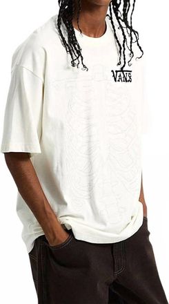 Vans Mte Ribcage Reversible Tee In C9F-Egret