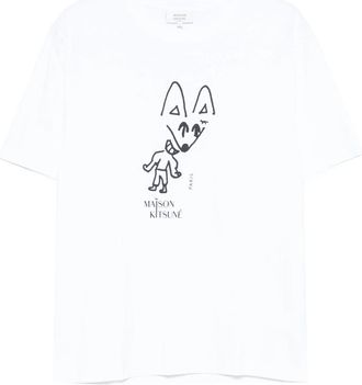 Maison Kitsun&eacute; Fox-print T-shirt