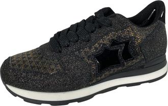 Atlantic Stars Mujer, Zapatos, Negro, Talla: 37 EU
