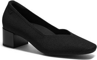 Vivaia Megan Square-Toe Stress Free Chunky Heels in Black at Nordstrom, Size 10.5