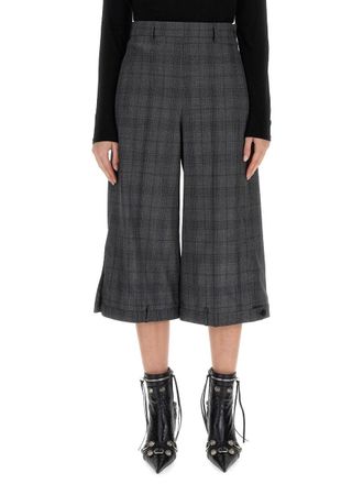 Balenciaga Deconstructed Wool Bermuda Shorts - Gray
