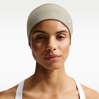 Nike Unisex Fury Plus Dri-FIT Wide Headband in Green | N1011711-371