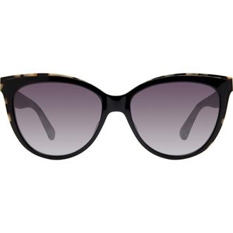 Kate Spade New York Daesha Cat Eye Sunglasses in Black Havana at Nordstrom Rack