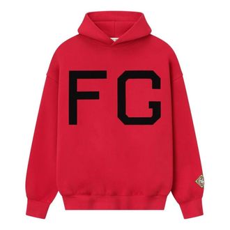 Fear of God FG Monarchs Hoodie Red 192NL256591F