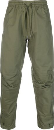 maharishi elasticated-waist trousers - men - Organic Cotton/Recycled Polyester - S - Green