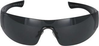 Gucci Shield Zonnebril - unisex - Accessoires - Zwart - Maat: ONE Size