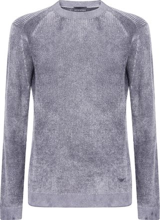 Emporio Armani Sweater Wool Blend Round Neck