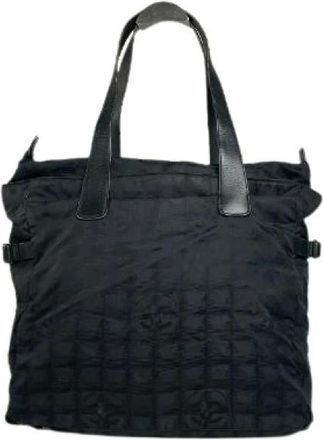 Chanel Pre-owned Tote Bags, female, Black, Size: ONE SIZE Pre-owned Vintage Tote