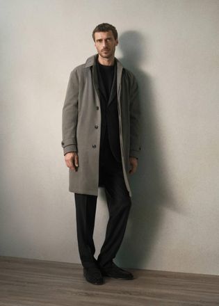 Mango Trench termoregolante water repellent marrone medio - Uomo - XL - MANGO MAN