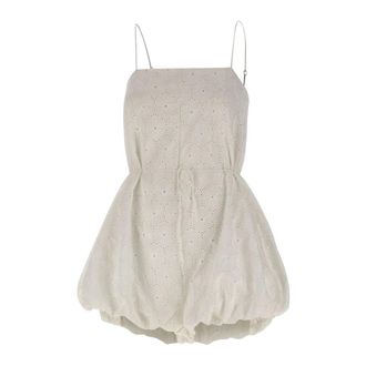 Faithfull The Brand Rosella Playsuit - Dames - Playsuits - Wit - M - Katoen - Jumpsuits & Playsuits