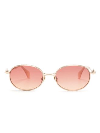 Vivienne Westwood Zonnebril met ovaal montuur - Goud