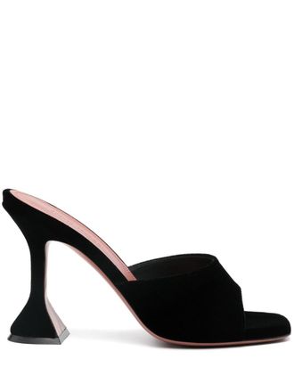 Amina Muaddi 95mm Lupita sandals - Black