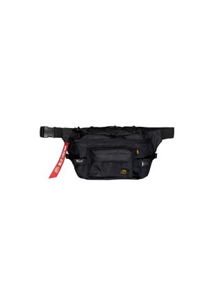 Alpha Industries G&uuml;rteltasche ALPHA INDUSTRIES Combat Waist Bag, Damen, schwarz, Obermaterial 1: 50% Nylon, 50% Polyester, Obermaterial 2: 100% Polyester, Futter: 100%