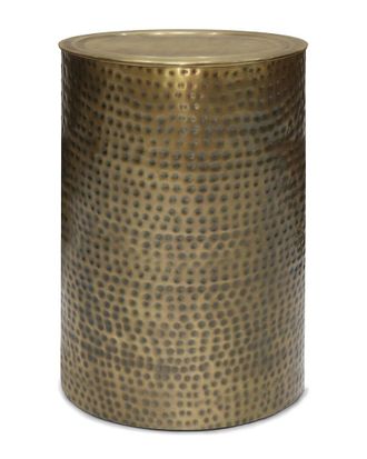 Simpli Home Corbin 16In Industrial Metal Side Table