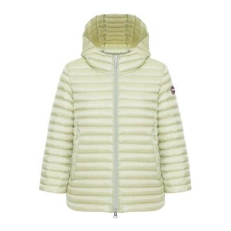 Colmar Winter Jackets, female, Green, Size: M Cappa in Piuma Leggera con Cappuccio