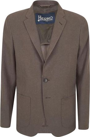 Herno Licht Jasje - Heren - Blazers - Bruin - L - Jassen