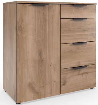 Wimex Kombikommode »Level by fresh to go« 1-türig mit 4 Schubladen, soft-close Funktion, 81cm breit, 84cm hoch