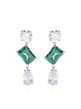 Swarovski Orecchini pendenti Mesmera con cristalli - Argento