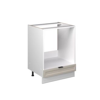 Vicco Armario Para Horno Empotrado Fame-line, Grisbeige, 60 Cm Sin Encimera