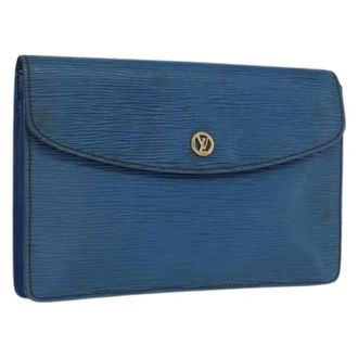 Louis Vuitton Clutch Vintage in pelle Pre-owned - - Pre-owned - Donna - Blu - ONE SIZE