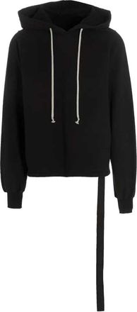 Rick Owens hoodie met asymmetrische naad