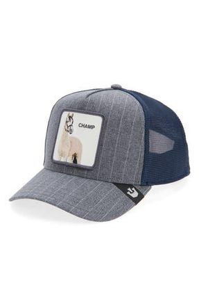 Goorin Brothers Suited Champ Snapback Trucker Hat in Navy at Nordstrom Rack