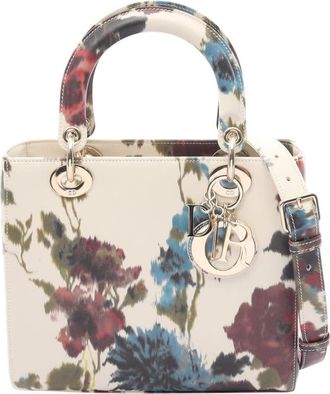 Dior Pre-owned Dior Medium Leather Floral Printed Lady Dior Ladies 8A9IIJ0KKRIK4ZL6