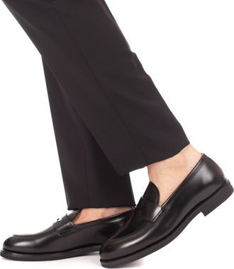 Henderson Brushed Leather Penny Loafers