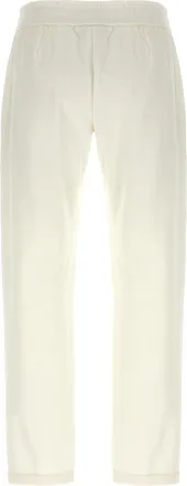 Brunello Cucinelli Womens White Cotton Joggers (workout Pants)