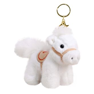 Generic Horse Keychain, Cartoon Soft Plush 2026 Year of the Horse Keychain with Cute Design 14cm Long Soft Stuffed Animal Bag Charm for Keys, Purse & School B