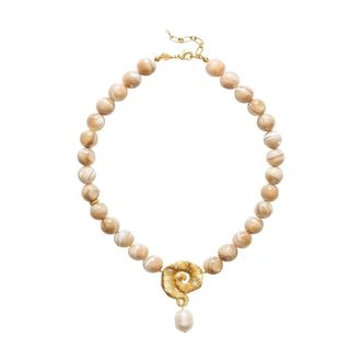 Anni Lu Necklaces, female, Beige, Size: ONE SIZE Jetset Gems Necklace