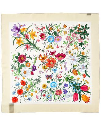 Gucci Floral Silk Scarf