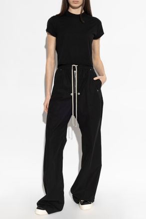Rick Owens Top With A Decorative Stripe, Womens, Black