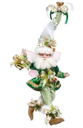 Mark Roberts Christmas Wreath Fairy, Small in Emerald Green at Nordstrom