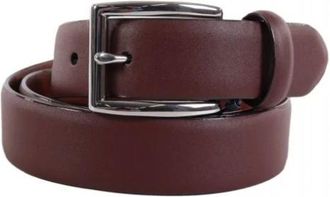 Ralph Lauren Accessoires, Heren, Bruin, M, Leer, Leren riem