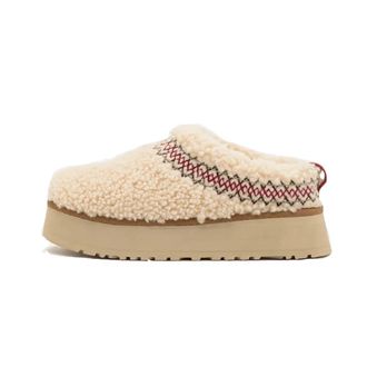 UGG Vlecht Natuurlijke Pantoffels - Dames - Pantoffels - Beige - 36 EU - Wol - Schoenen