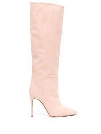 PARIS TEXAS 110mm knee-high stiletto boots - Neutrals