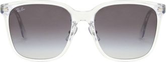 Ray-Ban RB2206D Asian Fit 64478G Mens Sunglasses Clear Size 57