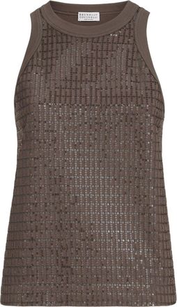 Brunello Cucinelli Cotton Tank Top-Donna