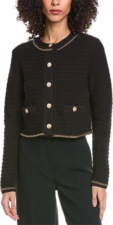 Toccin Cecilia Textured Cotton Knit Jacket