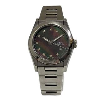Gucci Pre-owned Watches, female, Black, Size: ONE SIZE Pre-owned Pantheon Stainless Steel Watch