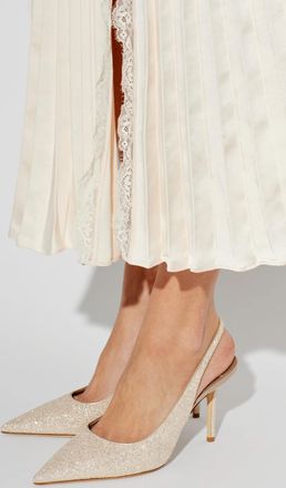 Jimmy Choo London Heeled Shoes Love SB 85, Womens, Gold