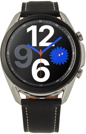 Samsung Silver & Black Galaxy Watch3 Smart Watch, 45 mm